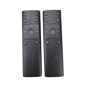Vizio Remote Controls XRT132 Smart TVs Set Of 2 Black Lot Bundle OEM Original
